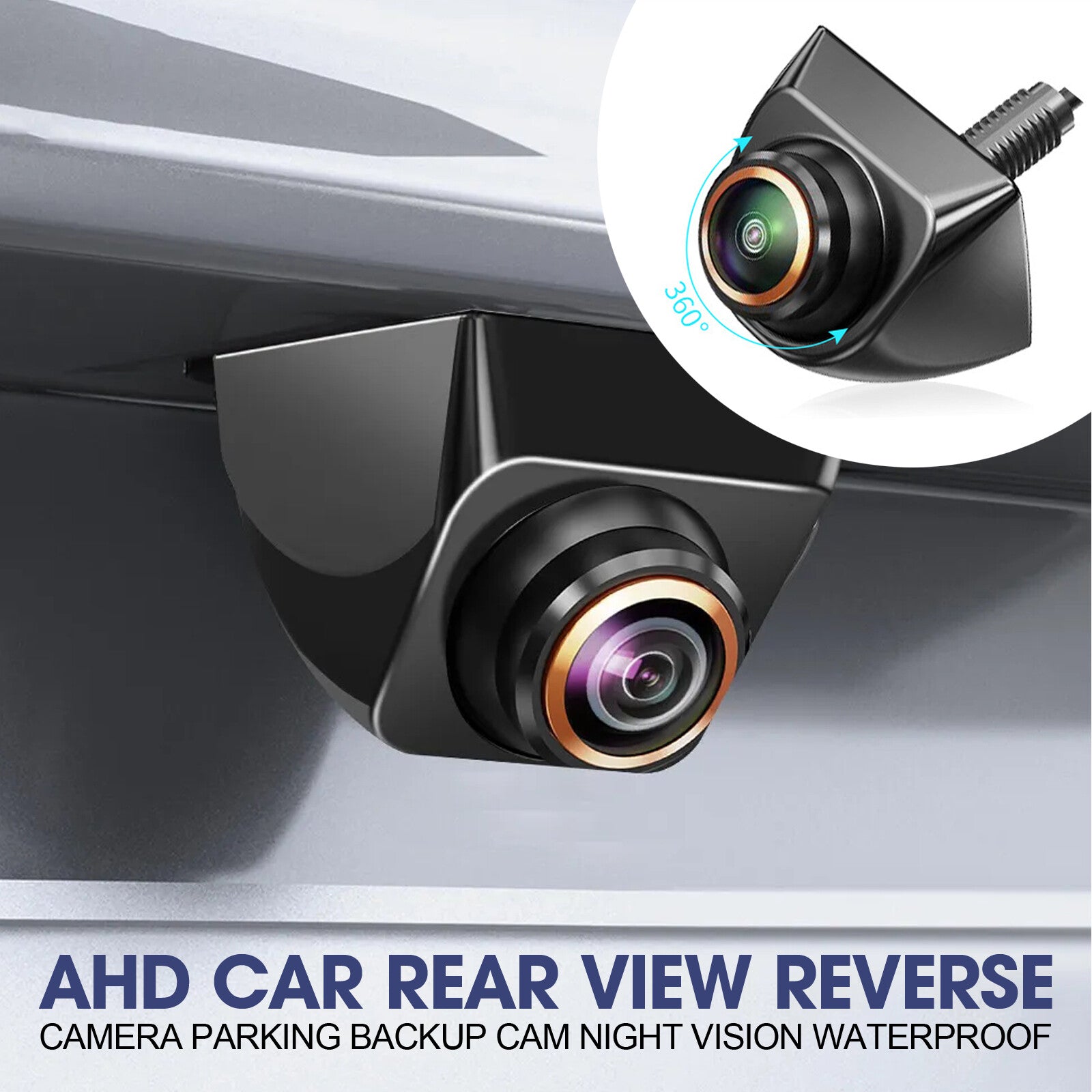 170¡ã Car Rearview Backup Camera, Reverse Parking Camera, AHD Waterproof Night Vision