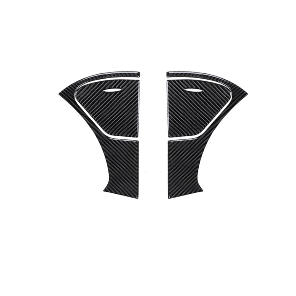 Carbon Fiber Rear Door Armrest Cover Trim for Mercedes-Benz W211 2003-2009