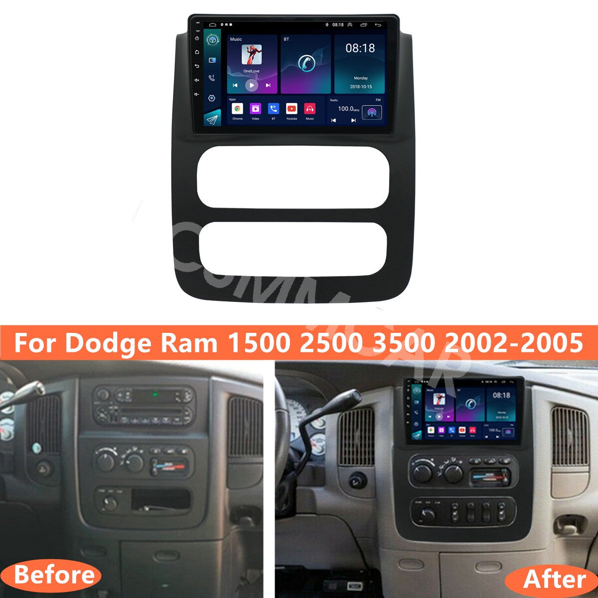 Fit for Dodge for Ram 1500 2500 3500 2002-2005 Android Car Stereo Radio GPS WIFI BT