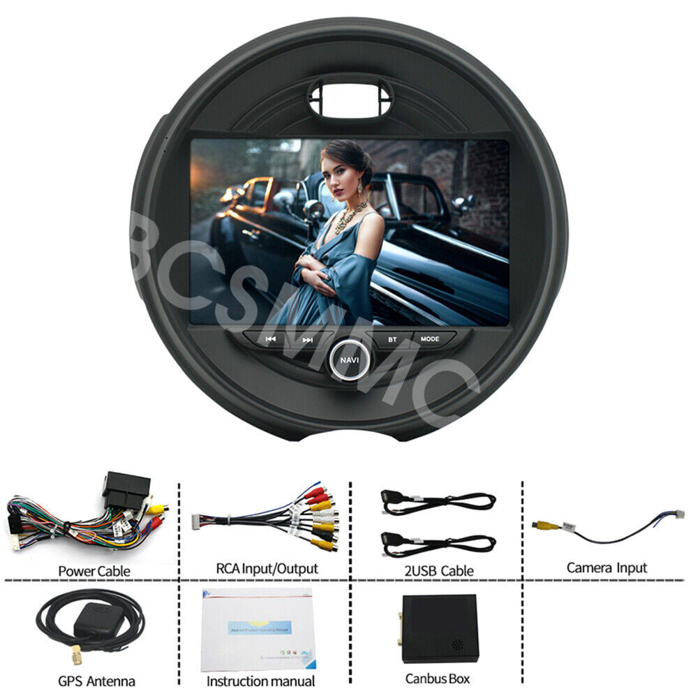 For CarPlay Fit for BMW for Mini Cooper F55 F56 2014-2021 Android Stereo Radio 4+32G