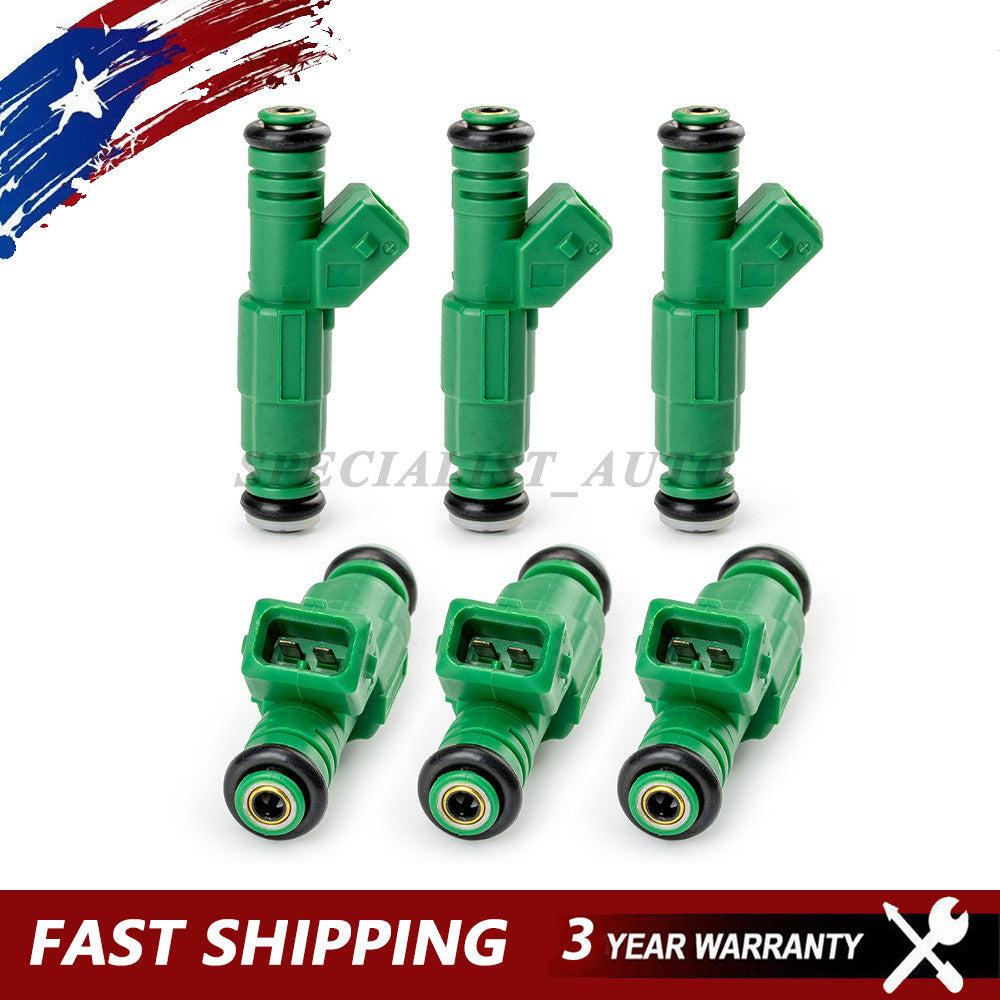 6PCS Fit for Ford Fit for Holden Commodore 0280155968 Fuel Injectors Fit for Chevrolet
