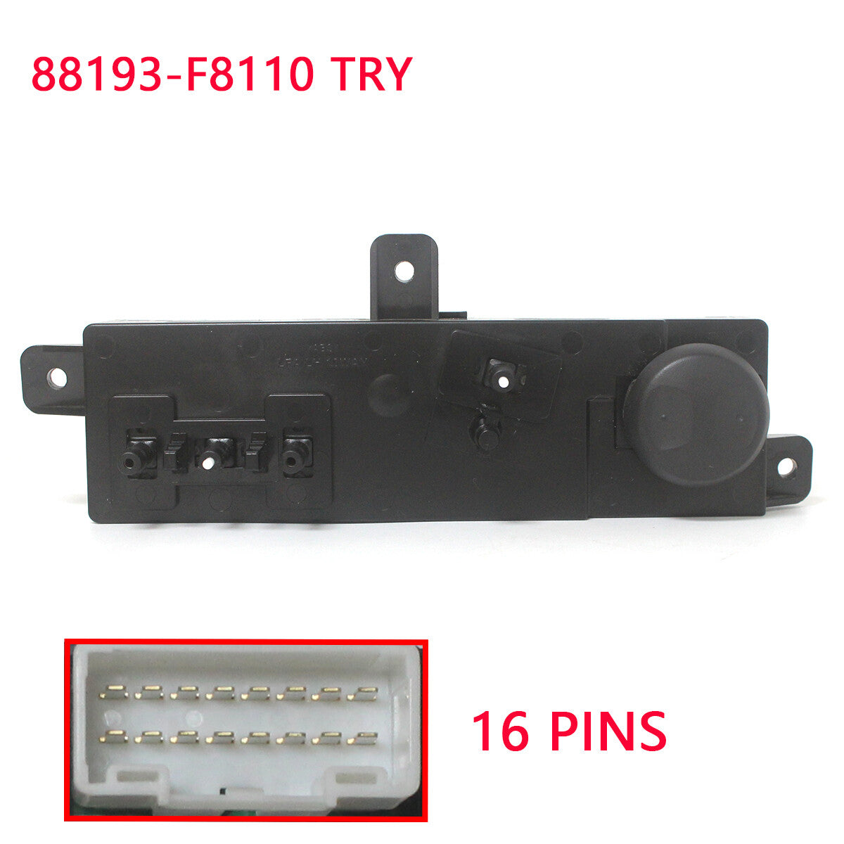 Power for Seat Switch Front Left for 15-19 for HYUNDAI for Tucson 88193F8110TRY
