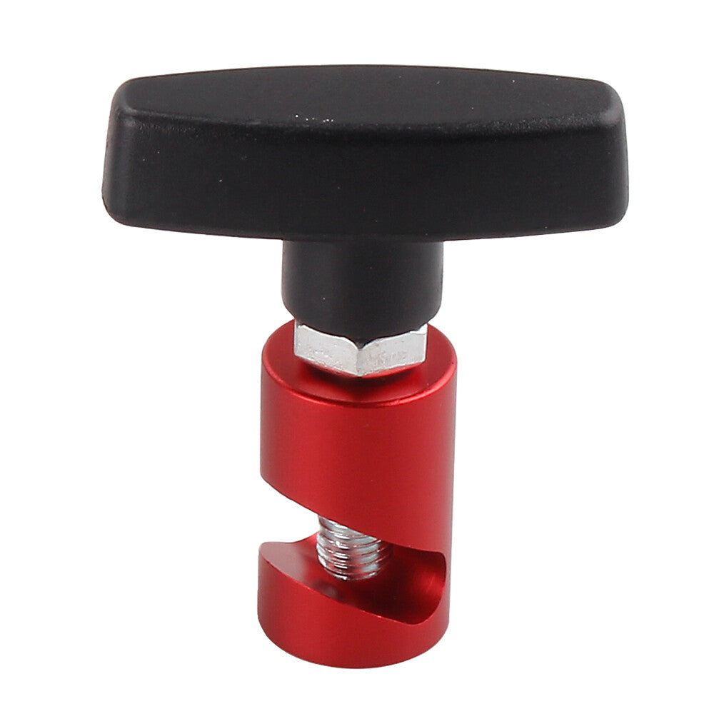 Red Aluminum Car Lift Support Clamp Hood Holder Strut Support Clamp Tool Durable