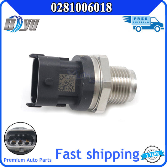 0281006018 Suitable for Ford Ranger, Mount Everest, for Mazda BT-50, BT50 1x Fuel Rail Pressure Sensor