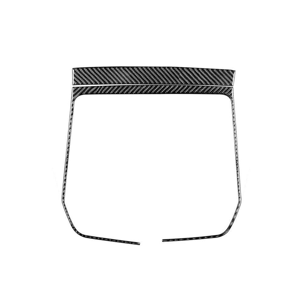 Carbon Fiber Radio Console Surround Cover Trim For Silverado for GMC for SIERRA 2014-18