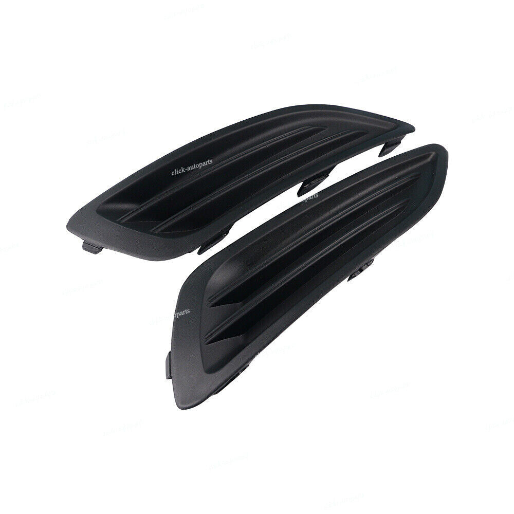 Pair Left Right Front Bumper Fog Light Lamp Cover For 2013-2016 for Ford Fiesta
