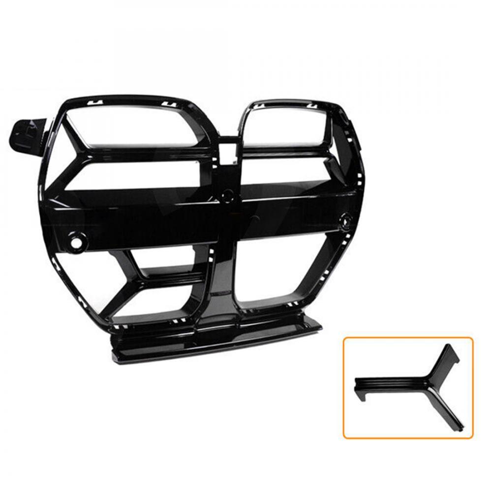 FOR 21-23 for BMW M3 G80 M4 G82 G83 CSL STYLE FRONT BUMPER GRILL GRILLE GLOSS BLACK