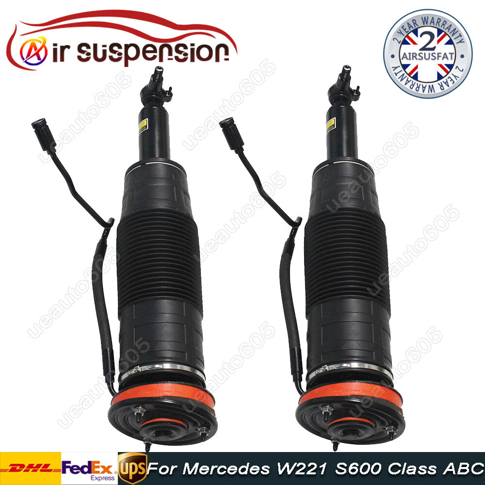 2X for Mercedes S CL Class W221 W216 Front Hydraulic ABC Shock Stuts 2213206113