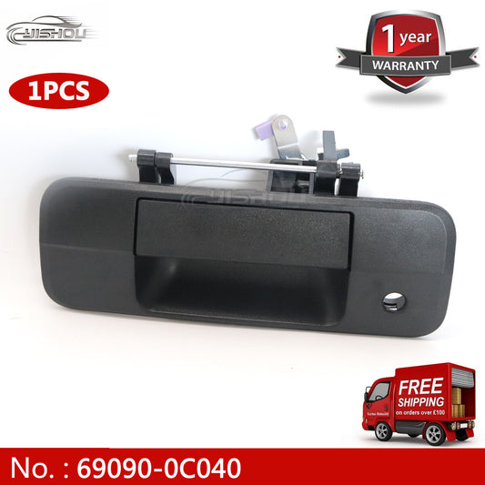 Chrome tailgate handle with lock hole suitable for Toyota Tenderloin 69090-0C040 2007-2013