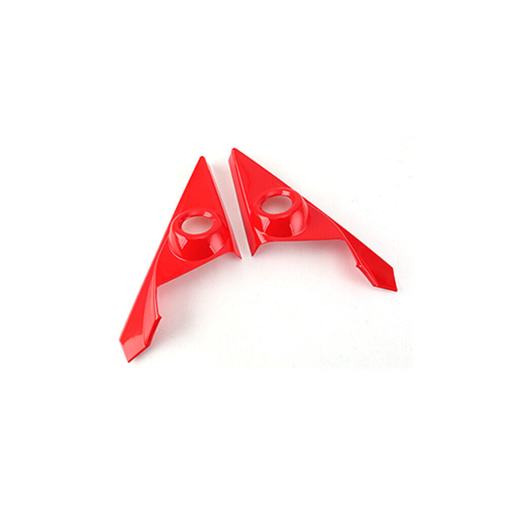 A Post Speaker Frame Cover Trim 2 Fit for Honda for Civic 10th 2016-21 Bright Red