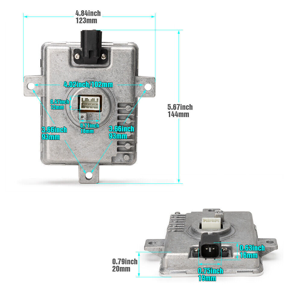 Xenon HID Ballast Headlight Control Unit Module X6T02971 is suitable for Acura TL 3.2L vehicles manufactured between February 2nd and 5th.