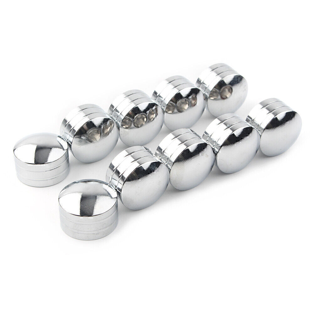 for Harley CNC Aluminum Inner 13mm Schrauben Hex Drive Bolt Topper Caps Cover