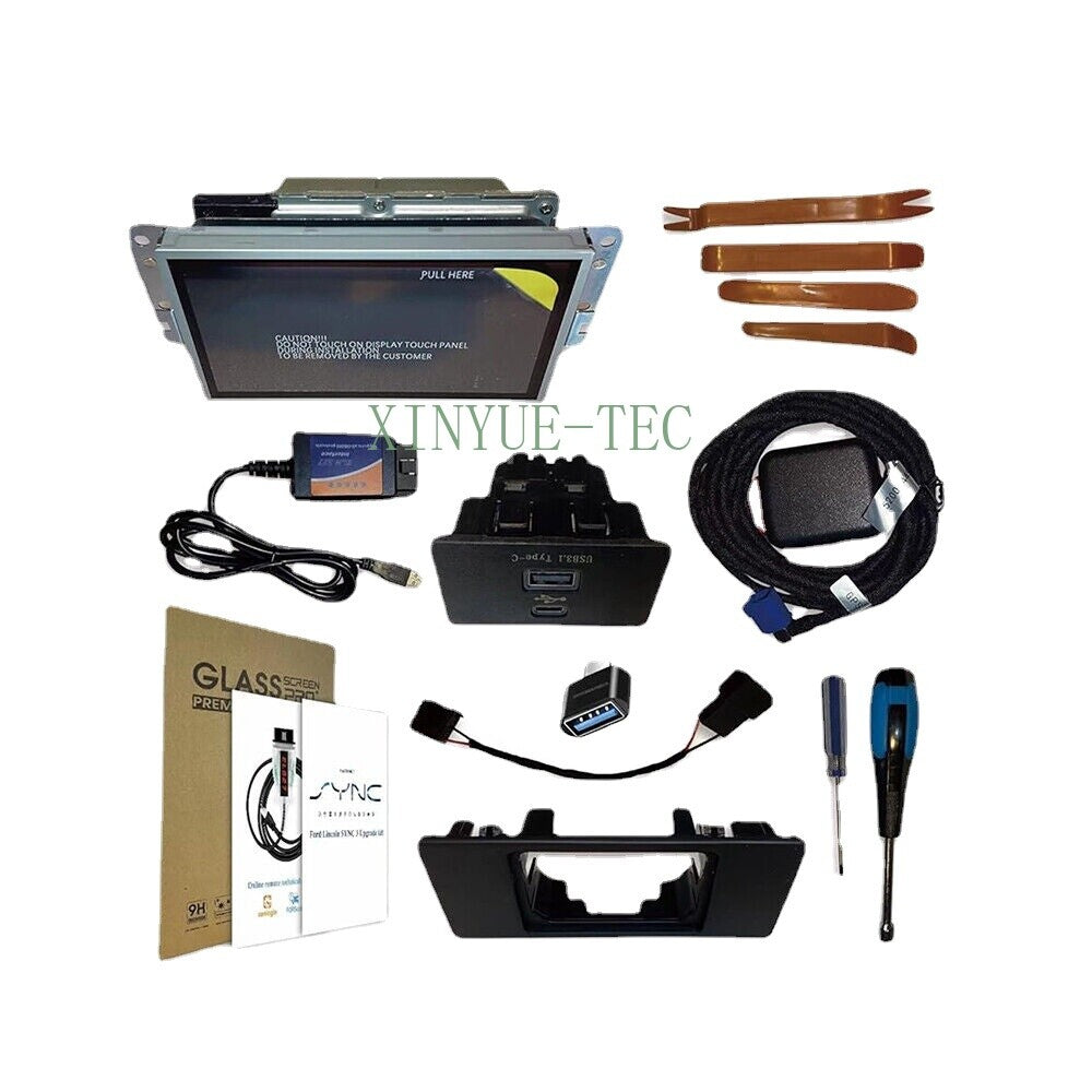 Factory SYNC 2 to SYNC 3 3.4 Upgrade Carplay Kit Fit for Ford Sync3 Sync4 1080p