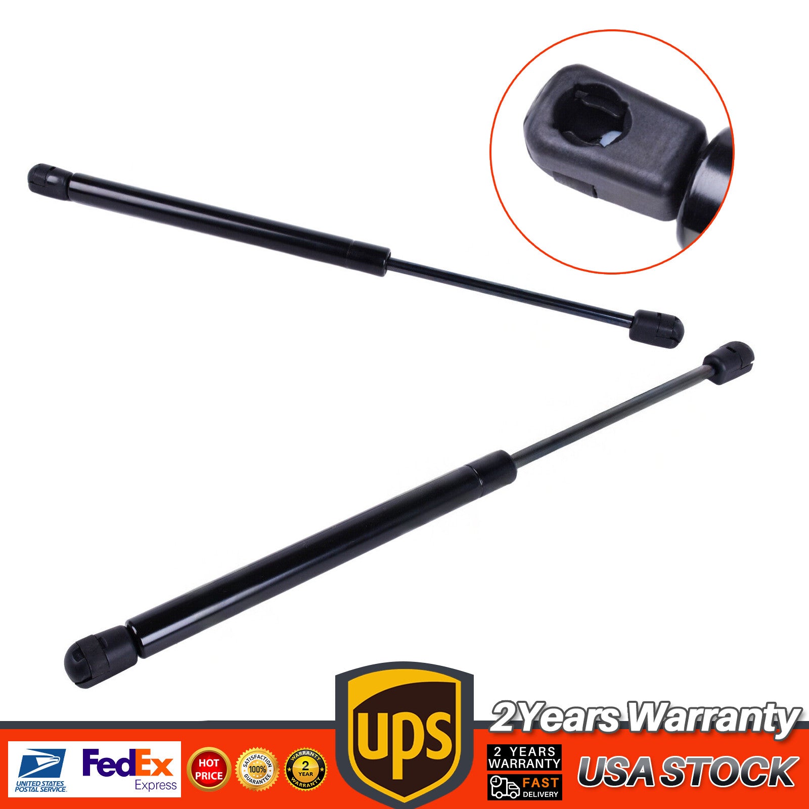 2x Front Hood Lift Supports Shocks Struts for Hyundai Santa Fe 81161B8000 PM3318