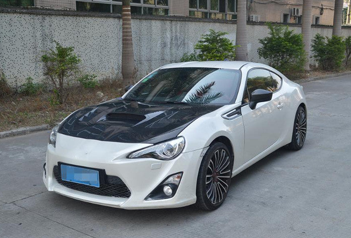 Carbon Fiber Front Bonnet Engine Hood Cover Kit for Toyota 86 for Subaru BRZ 2013UP