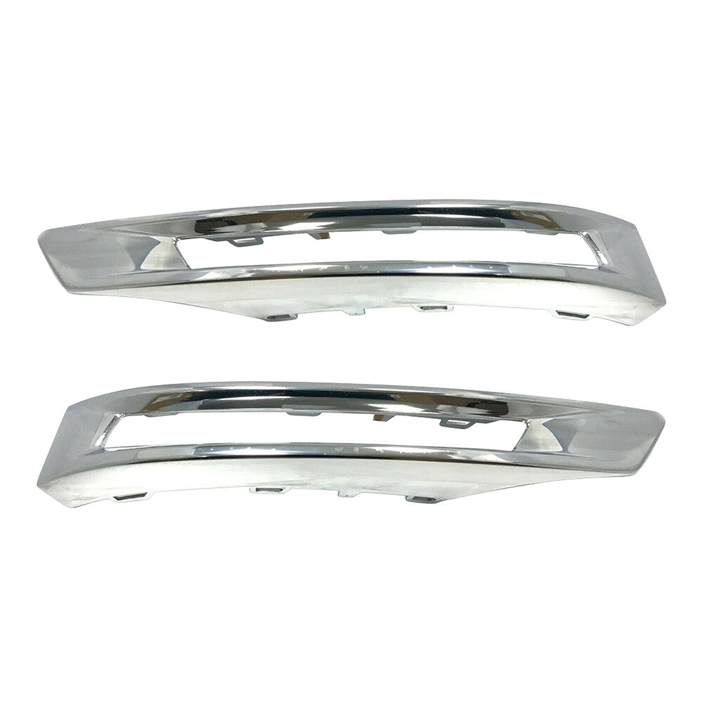 1 Pair Left Right Front Bumper Fog Light Grille Cover for 2014-2016 for Benz GLK