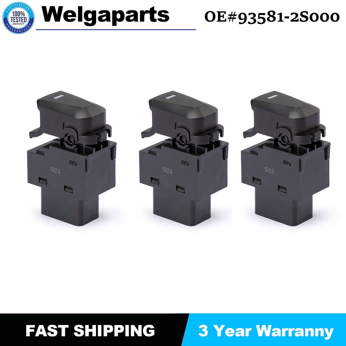 3x93581-2S000 Power Window Switch for Hyundai for Tucson 2.0L 2.4L ELECTRIC/HYDROGEN