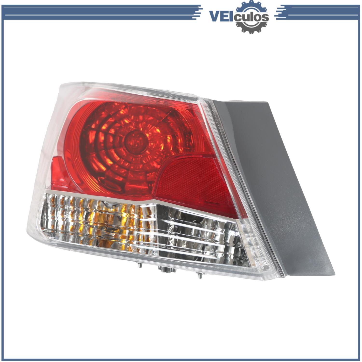 LH/Driver Side Tail Lights Assembly Brake Lamps For 2008-2012 for Honda Accord Sedan