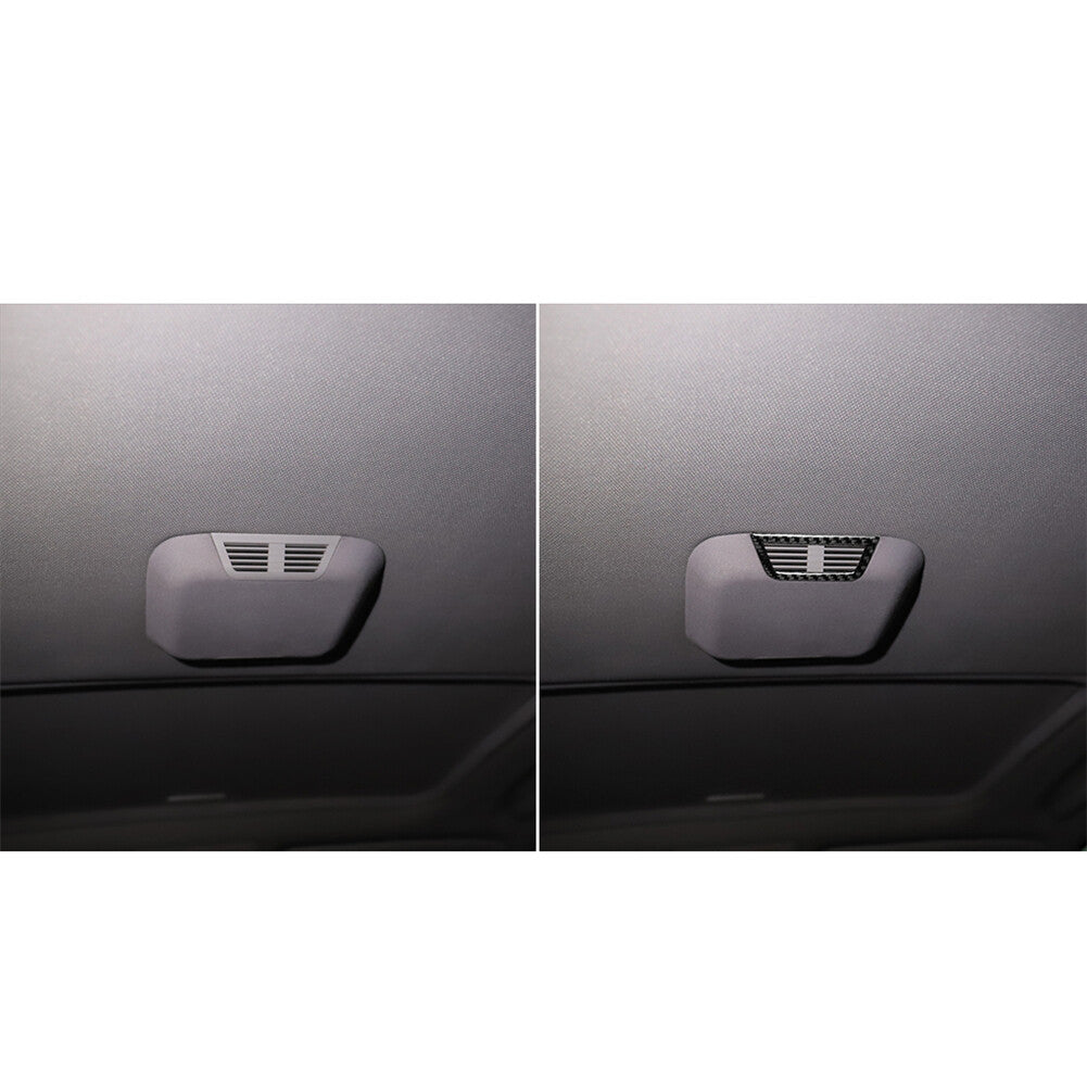 2-Piece Carbon Fiber Air Socket Sticker Decoration for BMW 3 Series E46 (May 1998)