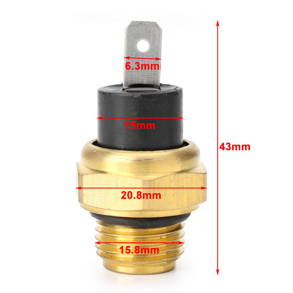 Radiator Cooling Fan Switch Temp Sensor for Honda Street Bike Motor Universal