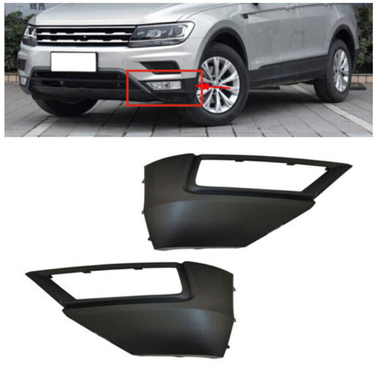 Fog Lamp Light Grille Cover Trim Bezel Left Right for VW for Tiguan 2018 2019 2020