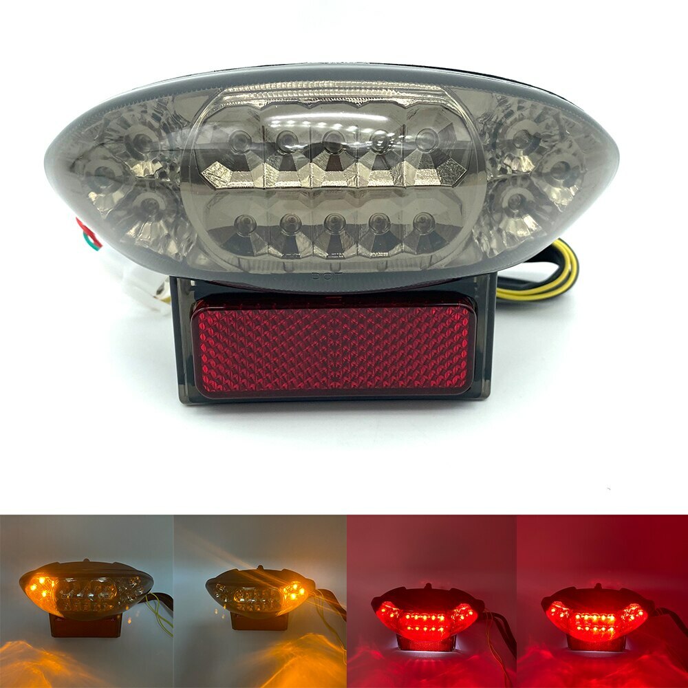 Brake Tail Light Taillight Lamp Turn Signal for SUZUKI Hayabusa GSX1300R 99-2007
