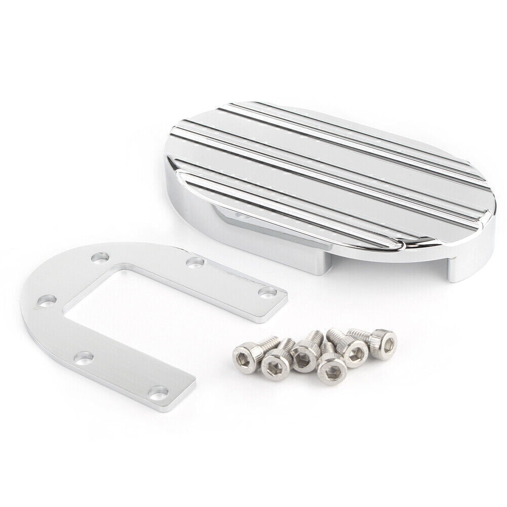 Brake Pedal Pad Cover Fit for Harley Sportster XL883 XL1200 V-Rod SILVER Aluminum
