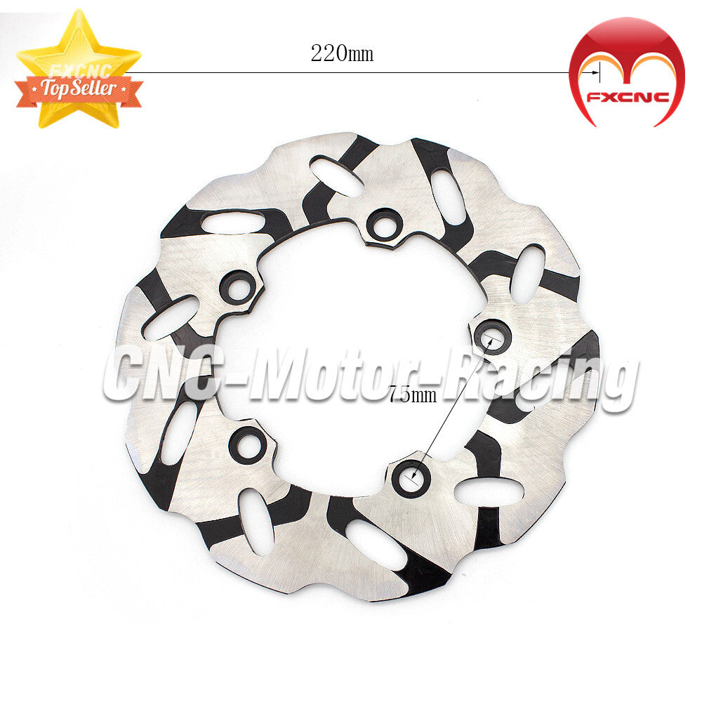 CNC rear brake disc rotor suitable for Yamaha YZF R1 motorcycles (2007-2008-2009 - 2014-2013).