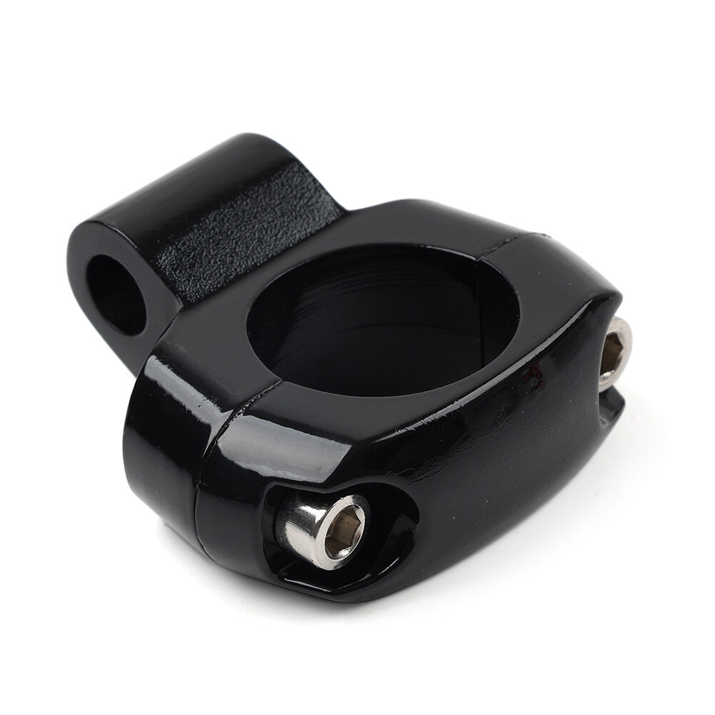 1 Handlebar Mirror Mounting Clamp Holder Bracket for Harley Dyna Fatboy