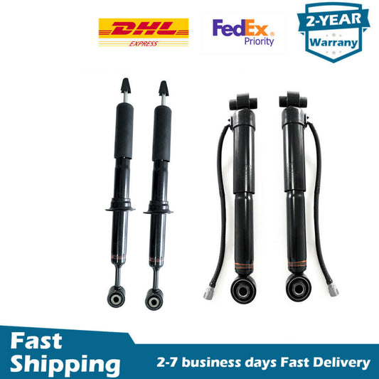 4X Fit for Toyota Sequoia Front Rear Shock Absorbers With Electric Sensor 2007-2019