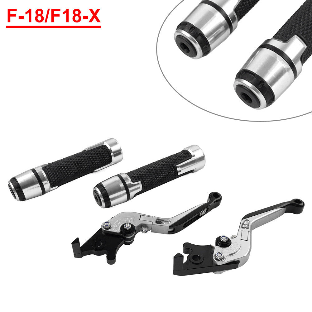 Folding Extendable Brake Clutch Lever Handlebar Grips Set for BMW C650GT C600