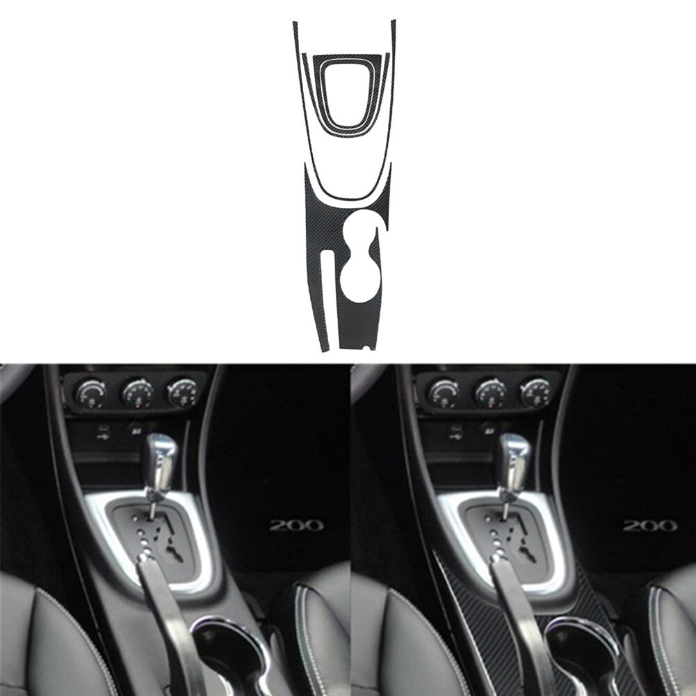 Carbon Fiber Automatic Gear Console Panel Cover Trim for Chrysler 200 2011-2014