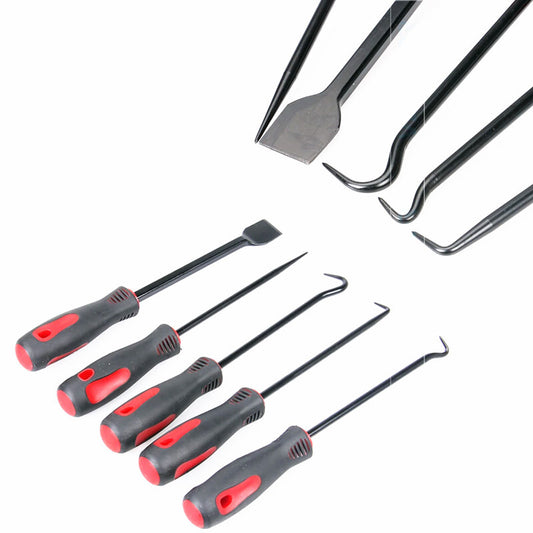 5x Car Puller Remover Hook Scraper Pick O Ring Oil Seal Pad Repair Hand Tool