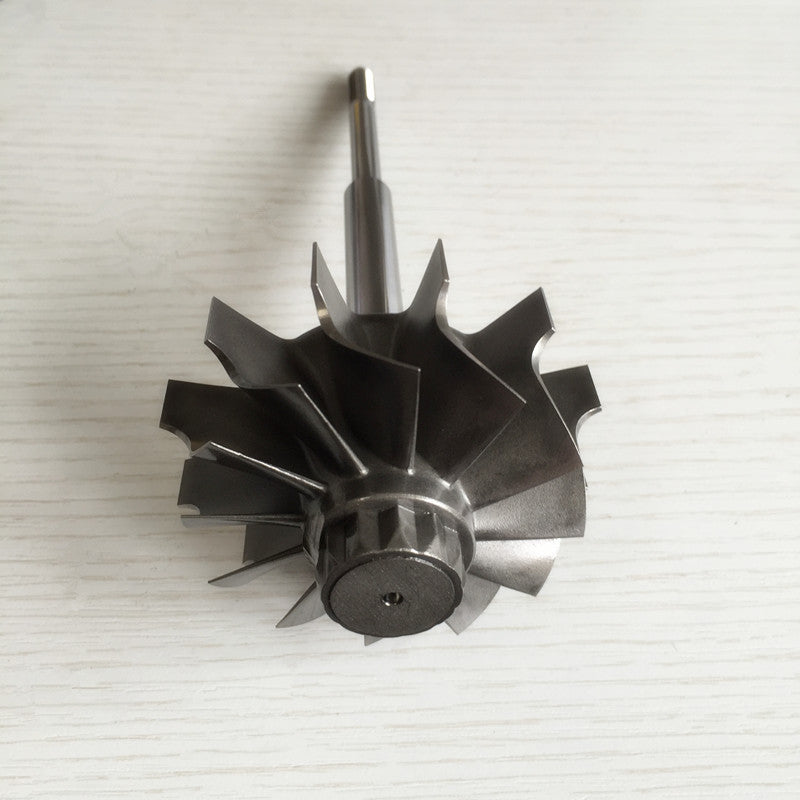 HX35 HX35W H1C Ind 70mm Exd 60mm 12 bladesTurboTurbine Wheel /turibine shaft