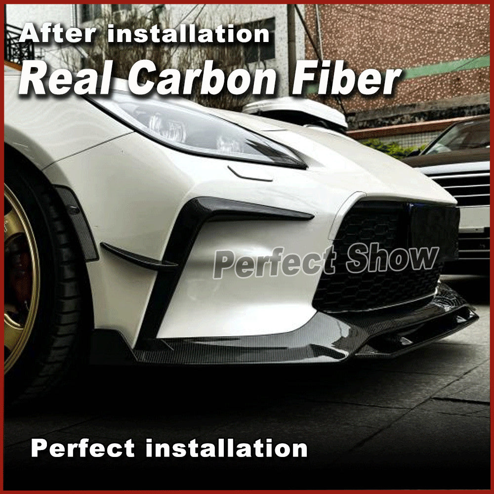 Fit for TOYOTA GR86 2022-23 REAL Carbon Fiber Front Bumper Lip Spoiler Splitter