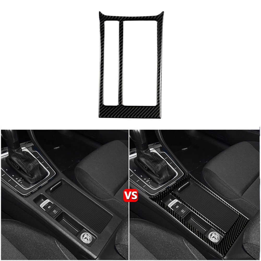 Carbon Fibre Water Cup Holder Trim for VW Golf7 MK7 2013-2017