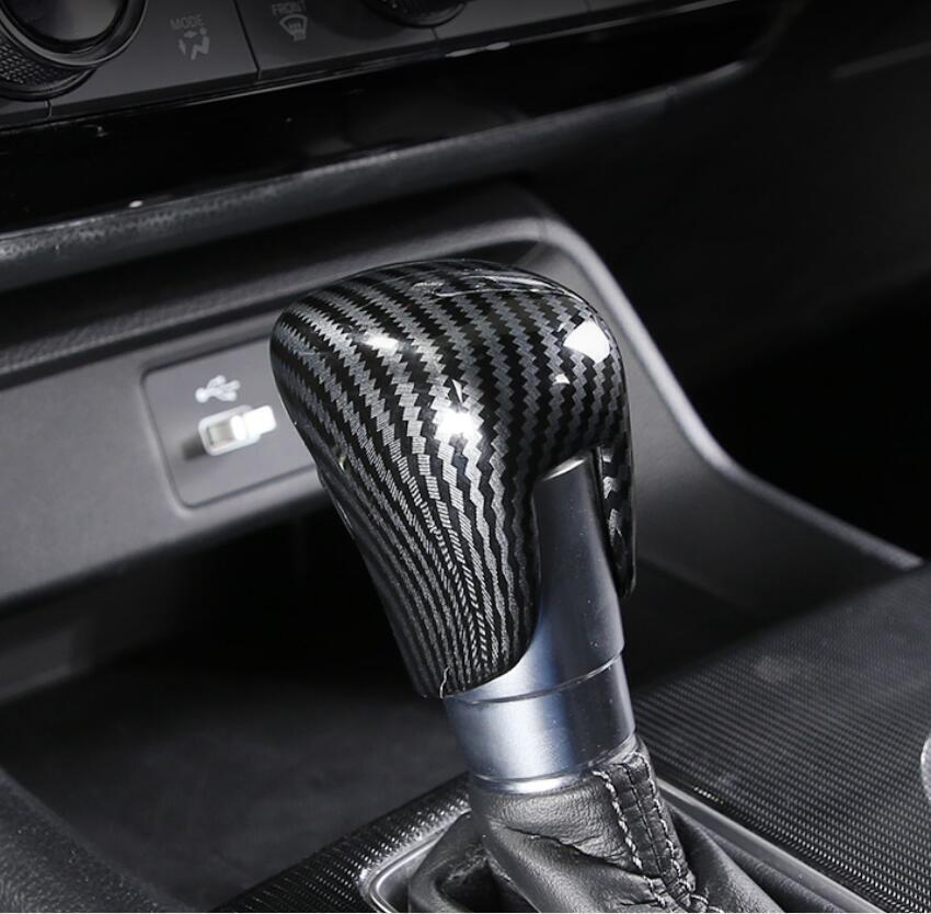 for Honda CR-V CRV 2023-2024 Carbon fiber Gear Shift Knob Molding Cover Trim cap