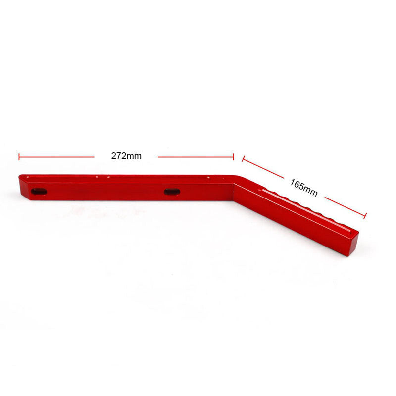Rear Grab Handles CNC Aluminum Compatible with for Jeep for Wrangler JK 07-18 Red
