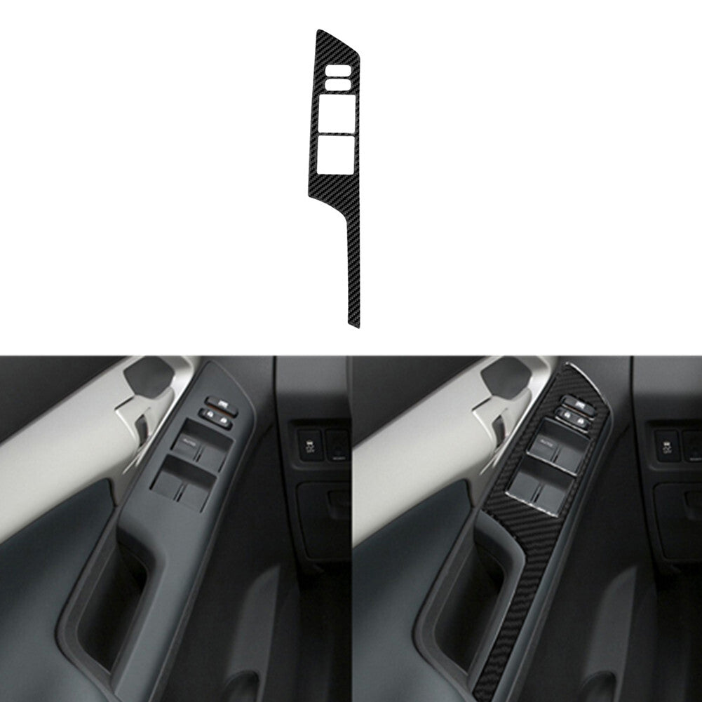 Carbon Fiber Driver Door Lift Control Cover Trim for Toyota Matrix 2009-2014