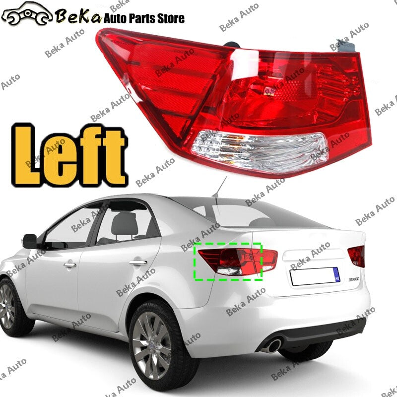 1 piece for Kia Forte Cerato 2009 - 2013 left outer bumper turn signal taillight