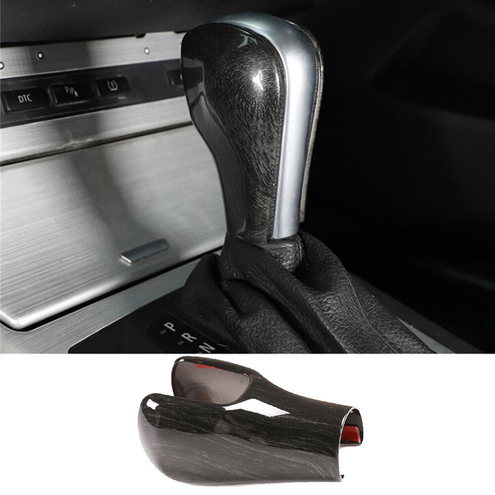 Black Wood ABS Gear Shift Knob Trim for BMW 5 Series 96-07 X3 2006-10 X5 2004-06