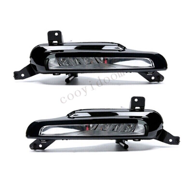 Pair for Range Rover Evoque 2016-2018 Front Fog Light DRL Daytime Running Lights