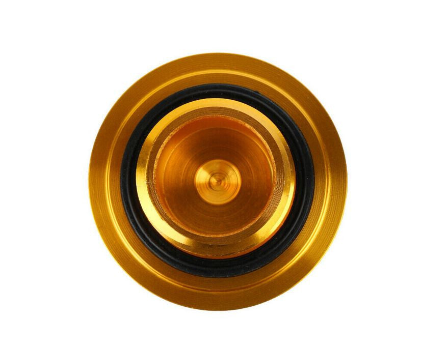 Suitable for JDM Mugen engine oil filler cap, gold and red carbon, suitable for Honda for Acura .