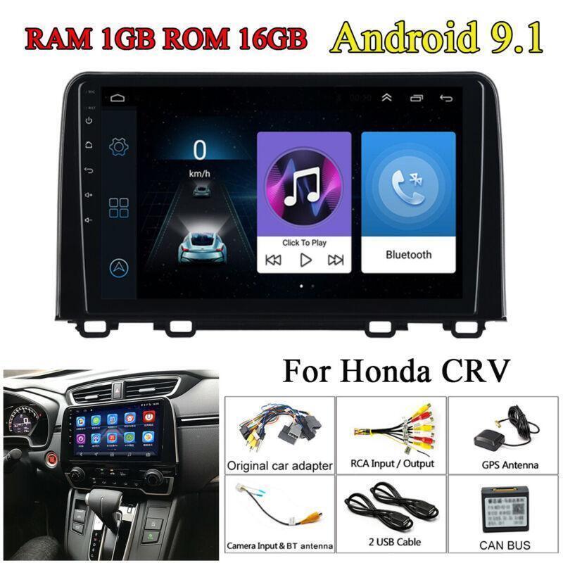 9Android 9.1 Player GPS Nav Head Unit Stereo Radio WIFI for Honda CRV 2017-2020
