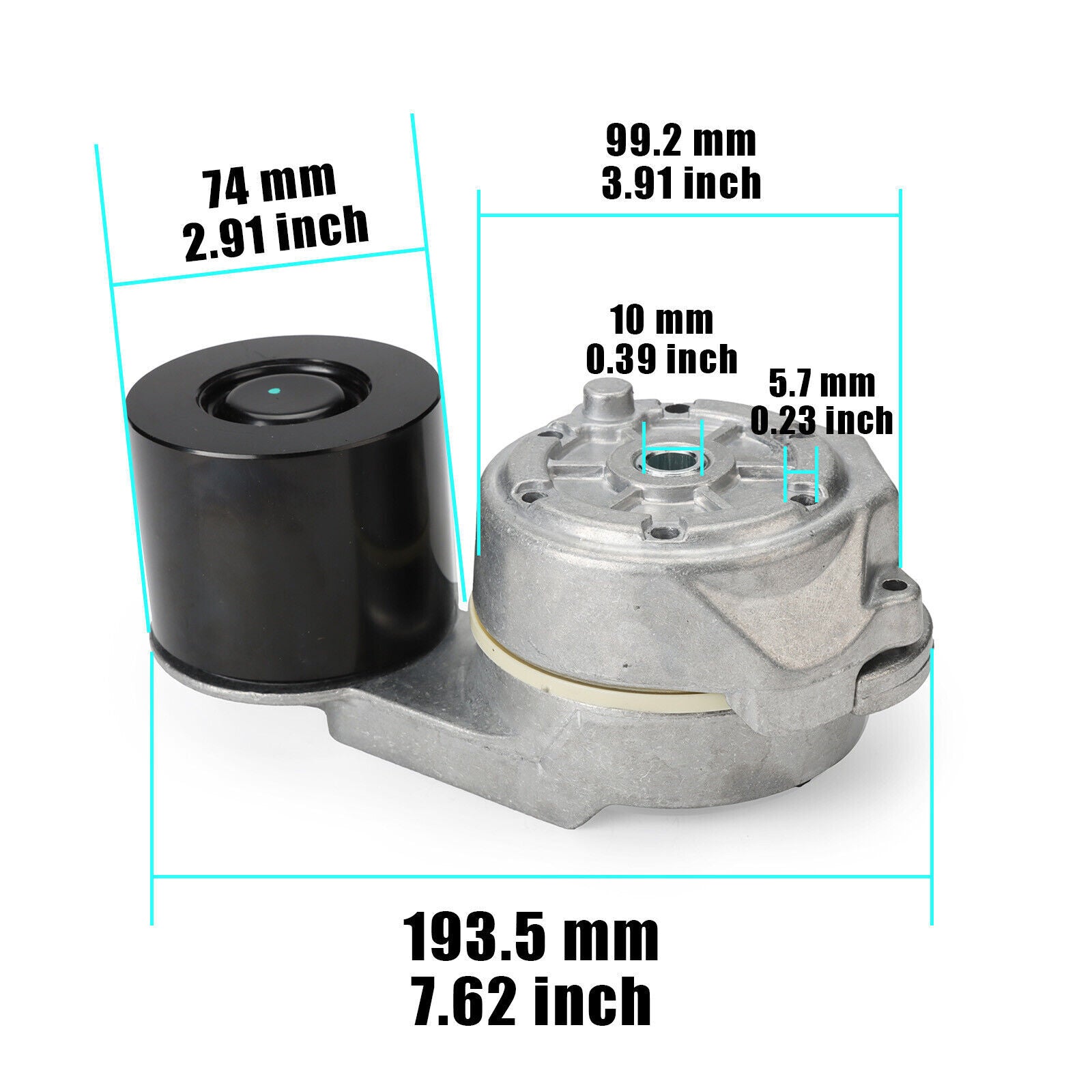 1X Diesel Engine Belt Tensioner Assembly 3691282 For ISX15 QSX15 DAYCO
