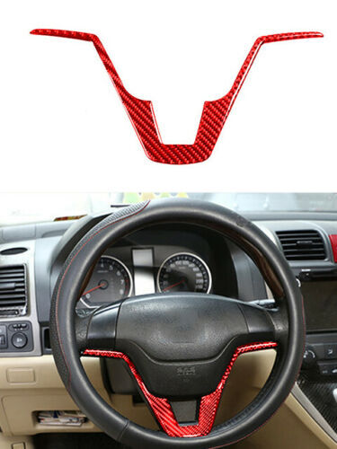 20PCS Red Carbon Fiber Interior Set Decorative Trim for Honda CR-V CRV 2007-2011