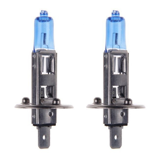 2x H1 Halogen 100W 12V Low/High Beam Headlight/Fog Light Bulbs Xenon White NEW