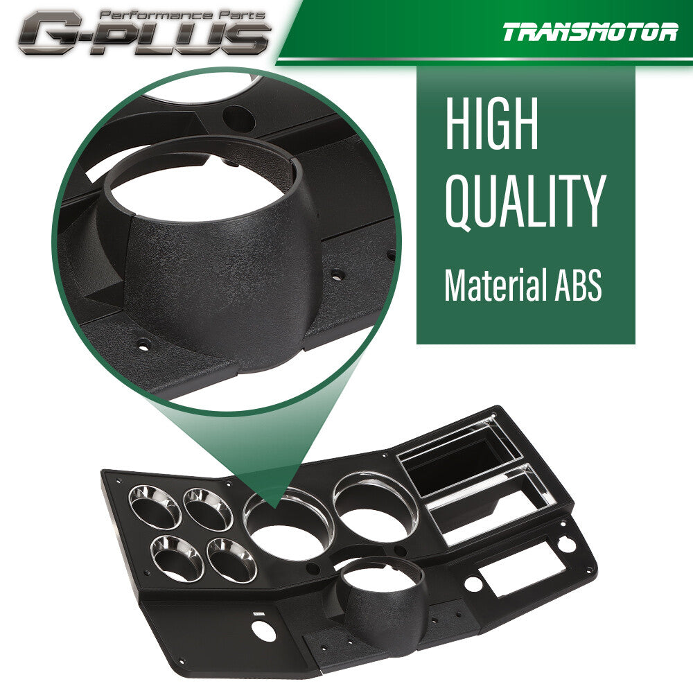 Fits 1984-1987 for Chevrolet for GMC truck DASH BEZEL with low-color cover.