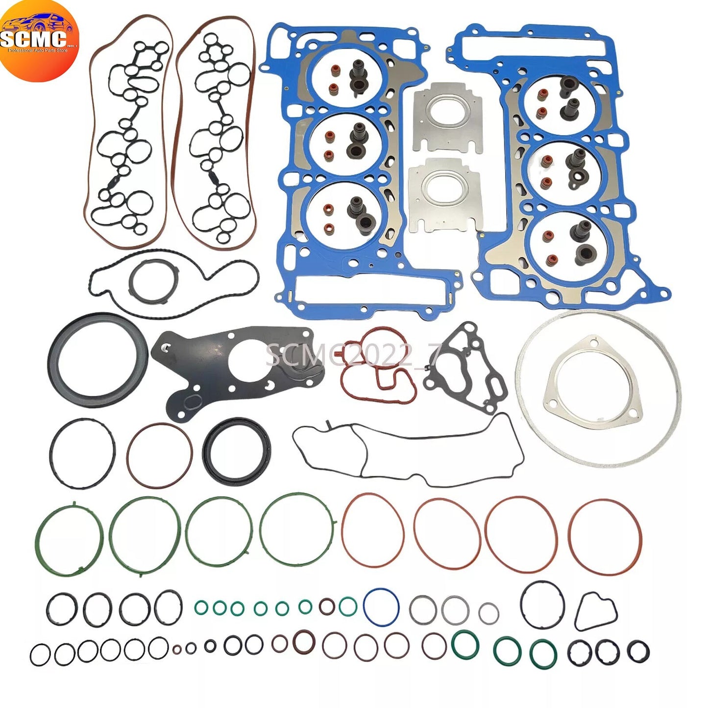 Overhaul Rebuild Gaskets Seals Kit for VW for Audi S4 S5 A6 Q7 for Porsche EA839 2.9 3.0