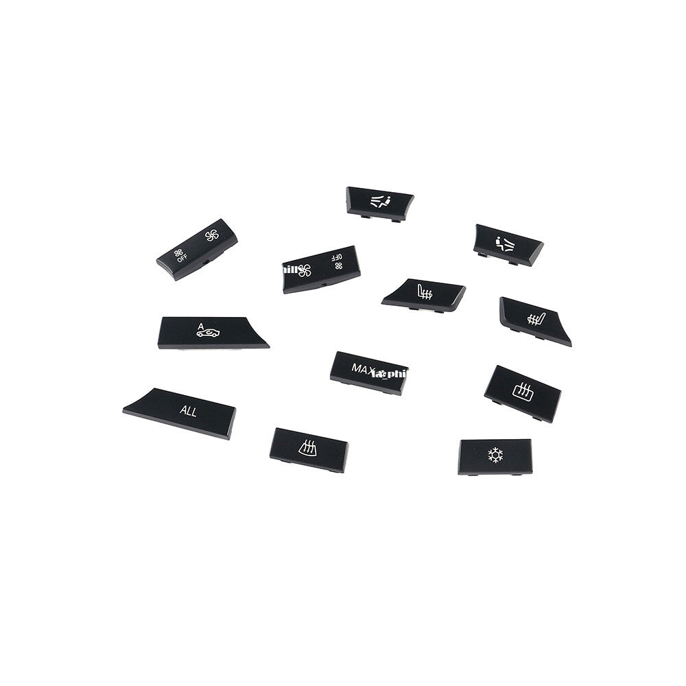 12 Button Key Caps Repair Kit A/C Heater Switch for BMW F07 F10 F11 F01